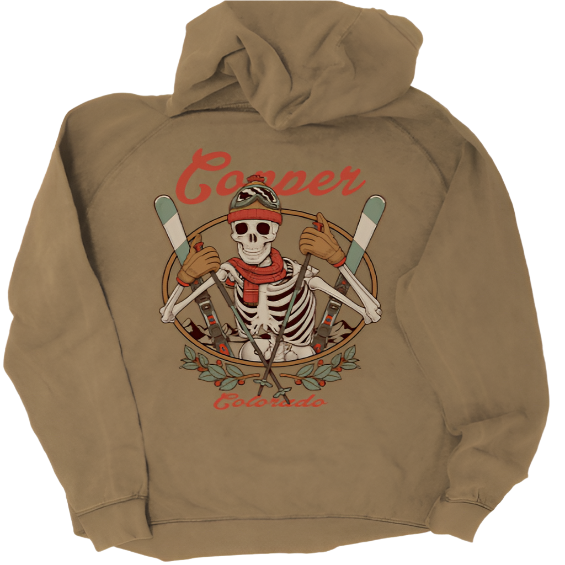 Skeleton Ski Copper Mountain Hoodie