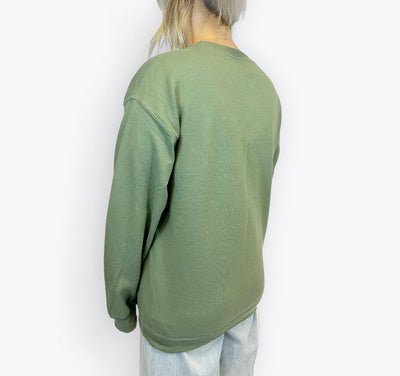 Suede Keystone Colorado Embroidery Crewneck