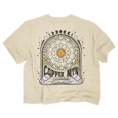 Vintage Zodiac Cropped Copper Mountain Short Sleeve T-Shirt