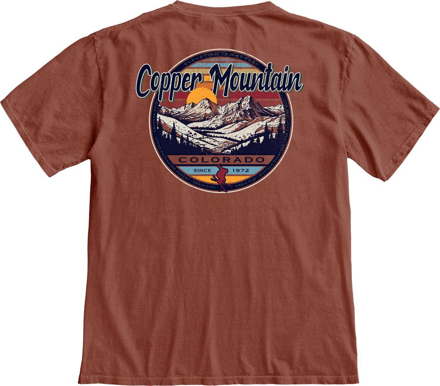 Failte Mtns/Skier Copper Mtn Short Sleeve Shirt