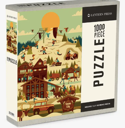 1000 PIECE PUZZLE - Colorado & Skiing