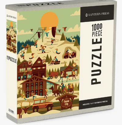1000 PIECE PUZZLE - Colorado & Skiing