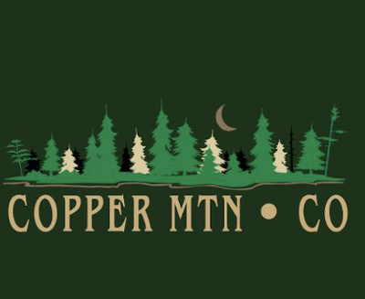 Twilight Shores Embroidered Copper Mountain Crewneck